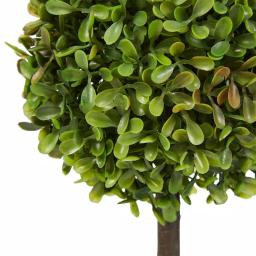 Pure Garden 12.5 in. Faux Boxwood Topiary Arrangement with Decorative Urn, Set of 3 thumbnail 3