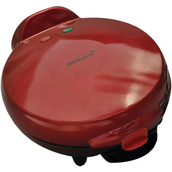 Brentwood Appliances TS-120 8-Inch Nonstick Quesadilla Maker, 900W, Red