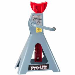 Pro-Lift 3.5-Ton High Lift Ratcheting Jack Stands, 7000 lb Capacity, Grey thumbnail 2