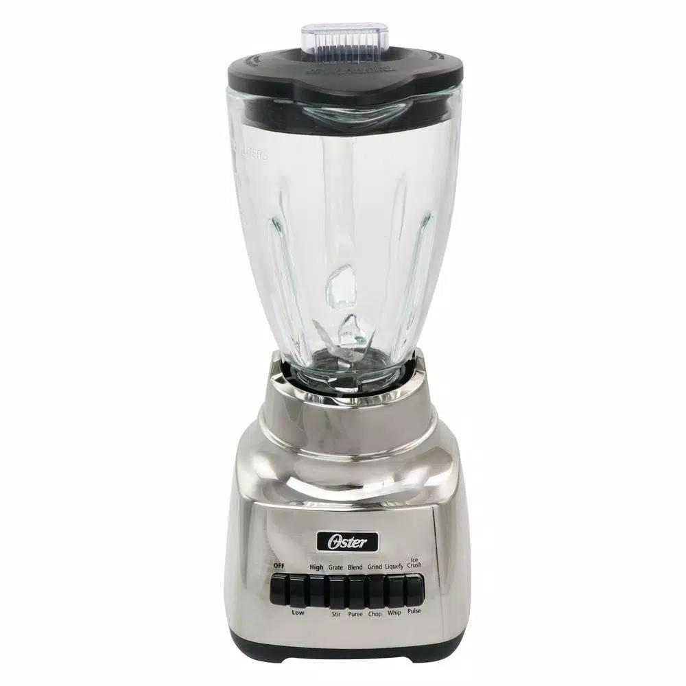 Oster Make It Fresh 10-Speed Silver Power Blender, 48 oz. Glass Jar, 700W
