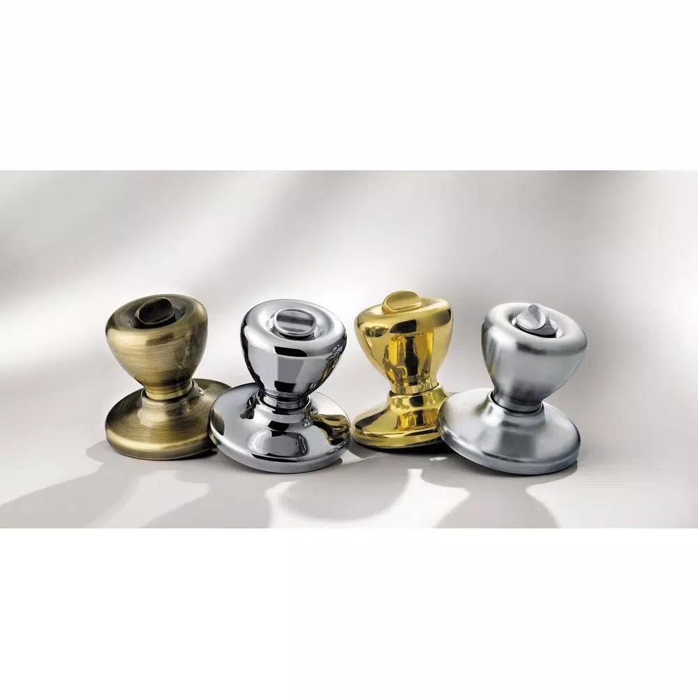 Kwikset Tylo Polished Brass Keyed Entry Door Knob with SmartKey Security
