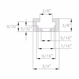POWERTEC 36 in. Double-Cut Universal T-Track with Intersection Kit and Wood Screws thumbnail 6