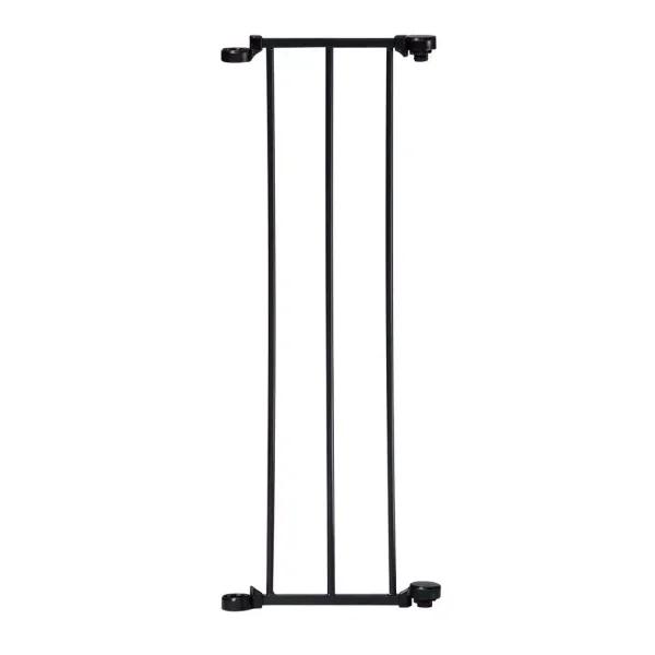 KidCo 9 in. Steel Extension for Custom Fit Auto Close ConfigureGate or Hearth Gate, Black