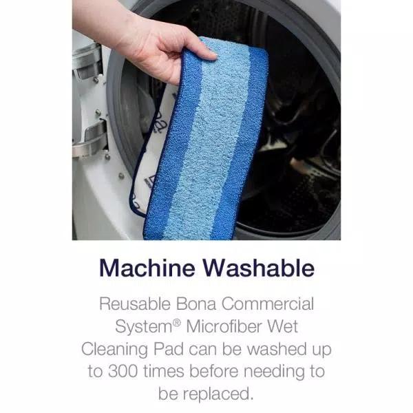 Bona 24 in. Commercial System Microfiber Wet Cleaning Pad