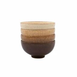 Denby Studio Craft Rice Bowl Set, 4-Piece Handcrafted Clay Serving Bowls thumbnail 1
