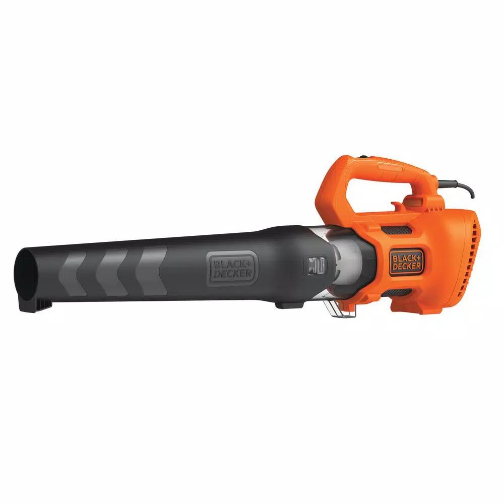 BLACK+DECKER 9 Amp Corded Electric Axial Handheld Leaf Blower, 450 CFM, 140 MPH