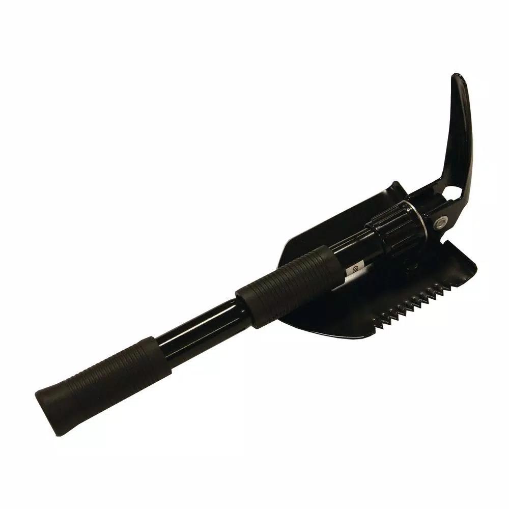 UST U-Dig-It Field Shovel and Pick Combo, Stainless Steel, Black