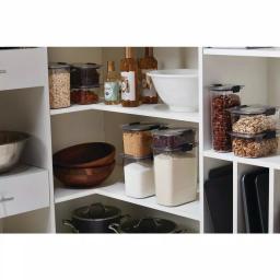 Rubbermaid Brilliance 4-Piece Food Storage Container Set, BPA-Free Plastic, Leak-Proof thumbnail 3