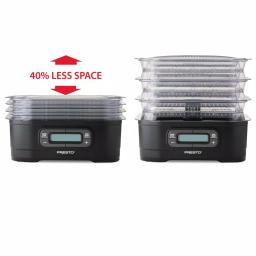 Presto Dehydro Digital Food Dehydrator with 6 Transparent Trays, 750W, Black thumbnail 4