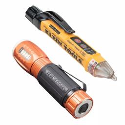 Klein Tools 2-Piece Non-Contact Voltage Tester with Laser Pointer and Dual-Mode Flashlight Work Light Tool Set thumbnail 1