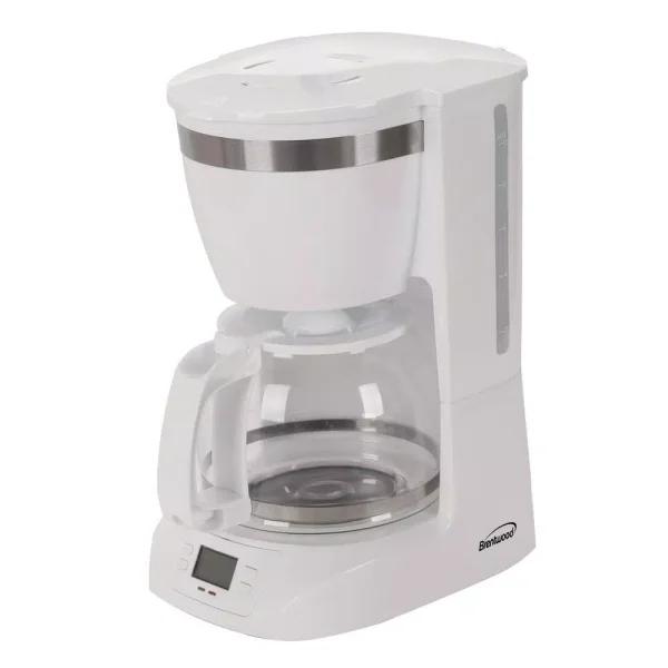 Brentwood Appliances Brentwood 10-Cup White Digital Drip Coffee Maker with Programmable Timer