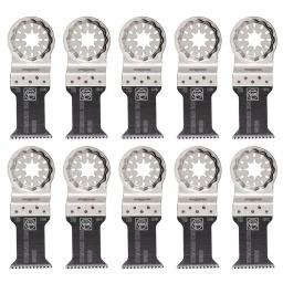 FEIN Starlock Standard E-Cut 133 Saw Blade for Wood, Drywall, and Plastic (10-Pack) thumbnail 1