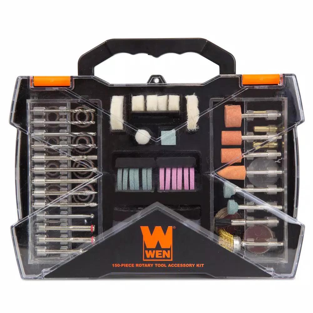 WEN 150-Piece Rotary Tool Accessory Kit with Carrying Case