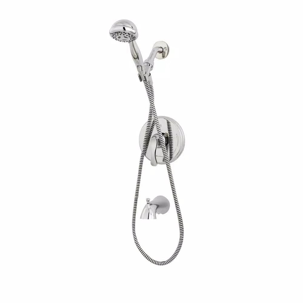 Glacier Bay Edgewood Single-Handle 3-Spray Tub and Shower Faucet, Chrome