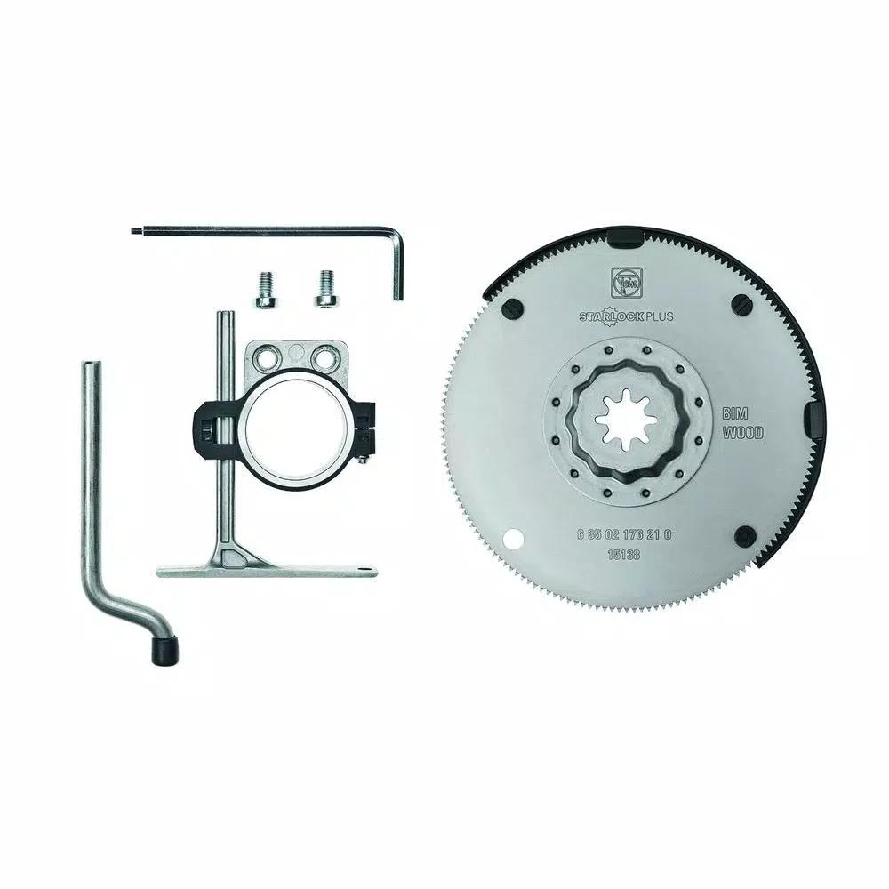 FEIN 4 in. HSS Oscillating Saw Blade Set with Depth Stop and Starlock Plus Mounting