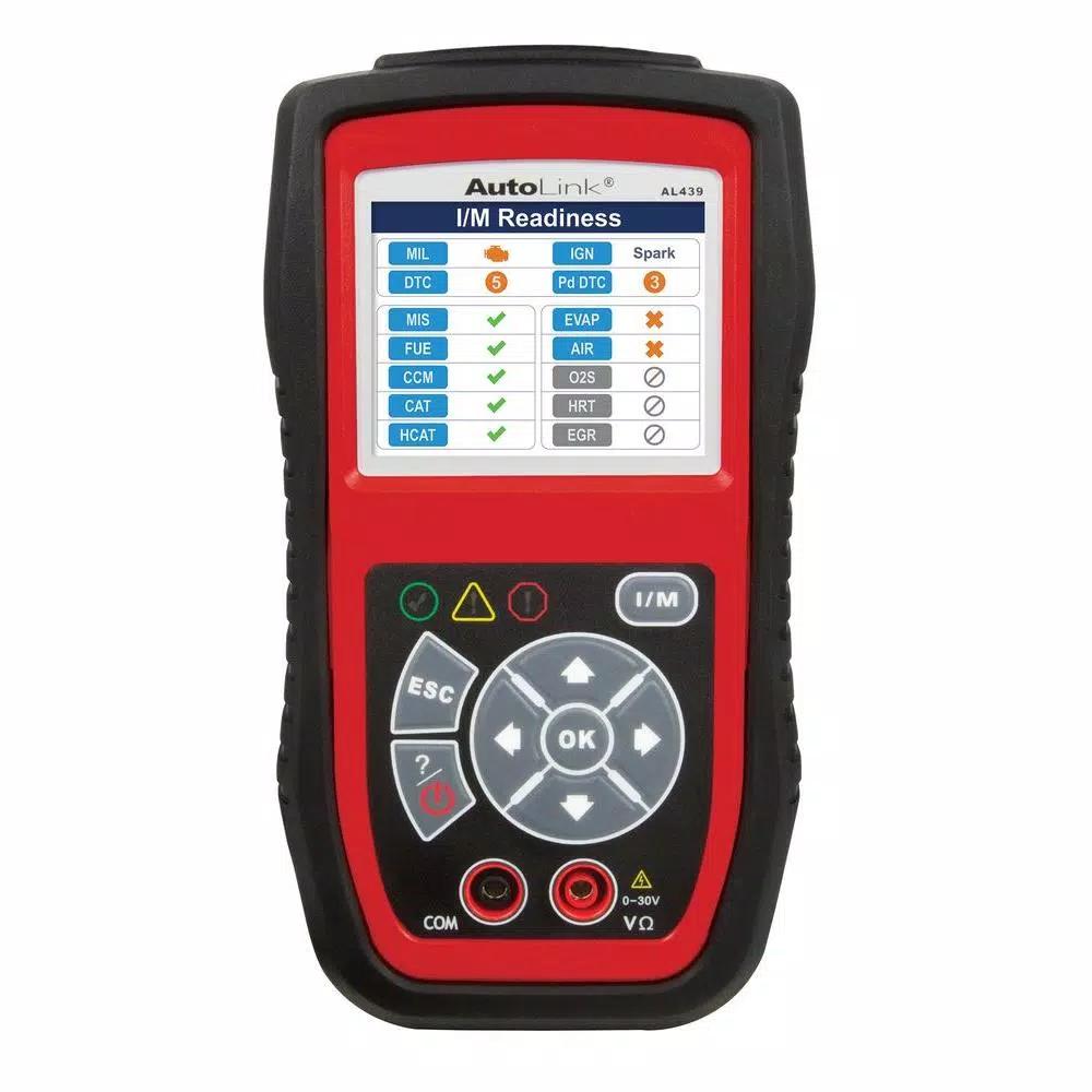 AUTEL AutoLink AL439 OBDII Diagnostic & Electrical Test Tool with TFT Color Display