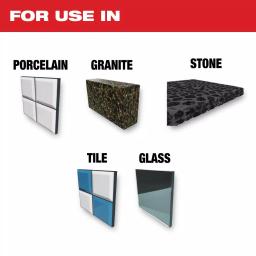 Milwaukee Diamond MAX Hole Saw 3-Piece Set for Tile, Stone, and Glass thumbnail 2