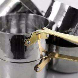 Gibson Home Lannister by Gibson 0.4 qt. Stainless Steel Mini Sauce Pan, 6-Pack thumbnail 3