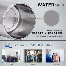VIVOHOME 16-Cup Water Distiller Machine, 304 Stainless Steel Purifier with Carbon Filter thumbnail 3