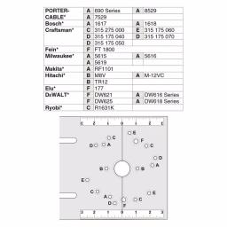 POWERTEC Router Fluting Jig for Custom Moldings and Grooves thumbnail 4
