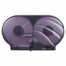 San Jamar Black Pearl Oceans Twin JBT Jumbo Toilet Tissue Dispenser thumbnail 1