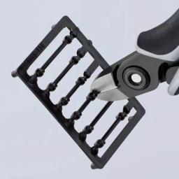KNIPEX 5 in. Precision Electronics Diagonal Cutters, ESD Safe with Comfort Grip thumbnail 3