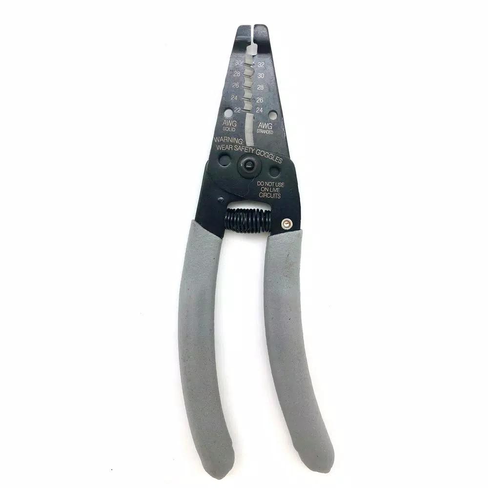 Industro Ergo Grip Wire Stripper and Cutter, 20 to 32 AWG, Industrial Steel Hand Tool
