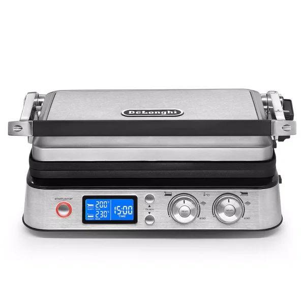 DeLonghi De'Longhi Livenza All-Day Indoor Electric Grill & Waffle Maker, 261 sq. in., Stainless Steel
