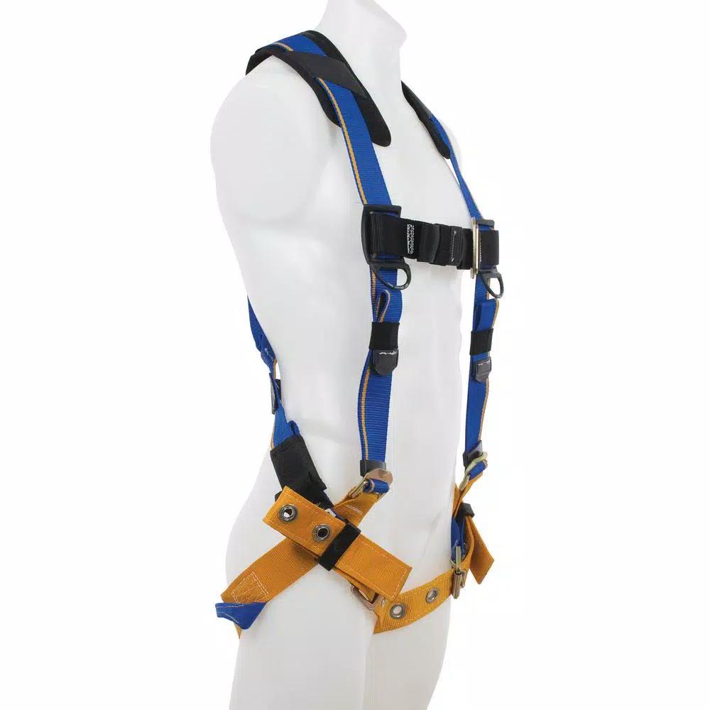 Werner Blue Armor 1000 Standard 1 D-Ring Safety Harness, XXL