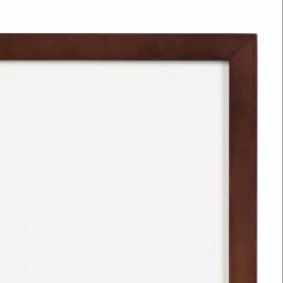 DesignOvation Gallery 13 x 16 in. Walnut Brown Wood Picture Frame with White Mat for 8 x 10 in. Photos thumbnail 3