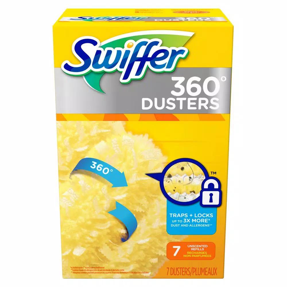 Swiffer Dusters Unscented Disposable Refills, 4 Pack (7-Count Each)