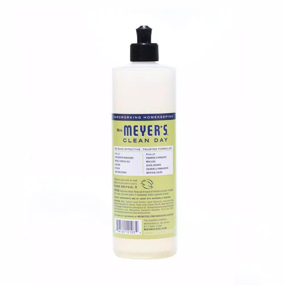 Mrs. Meyer's Clean Day Lemon Verbena Liquid Dish Soap, 16 oz (Pack of 6)
