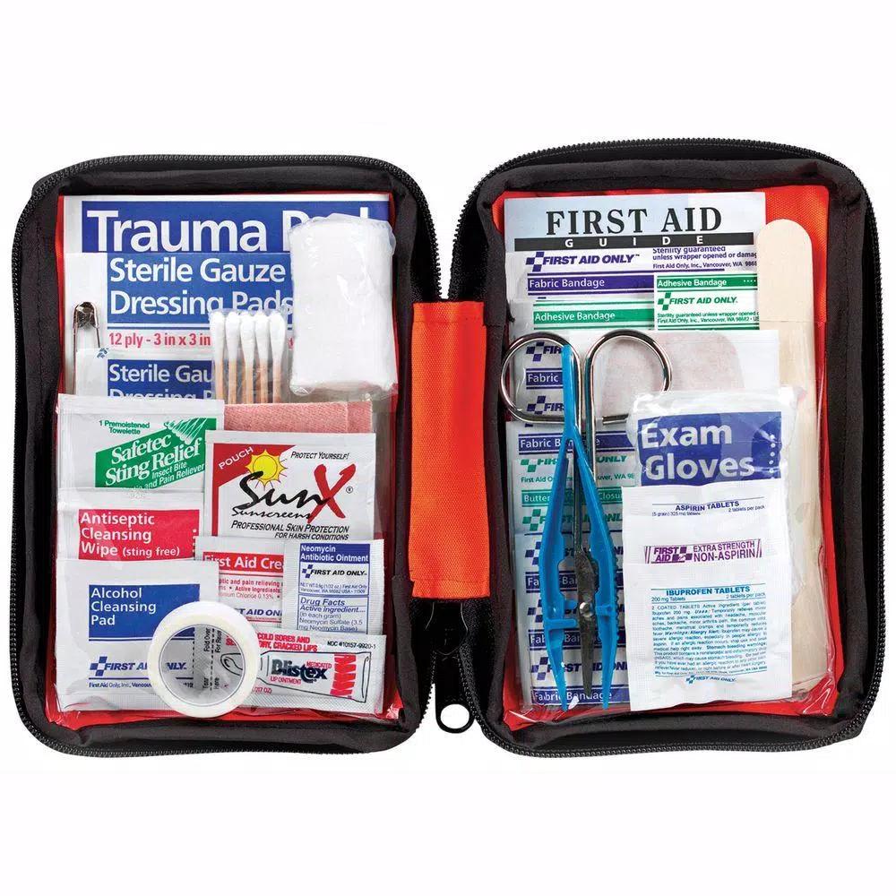 Ready America 107-Piece First Aid Outdoor Kit (2-Pack) - Essential Emergency Medical Supplies