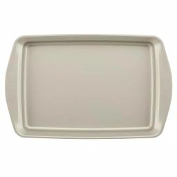 Rachael Ray 3-Piece Nonstick Steel Bakeware Cookie Pan Set, Silver thumbnail 3