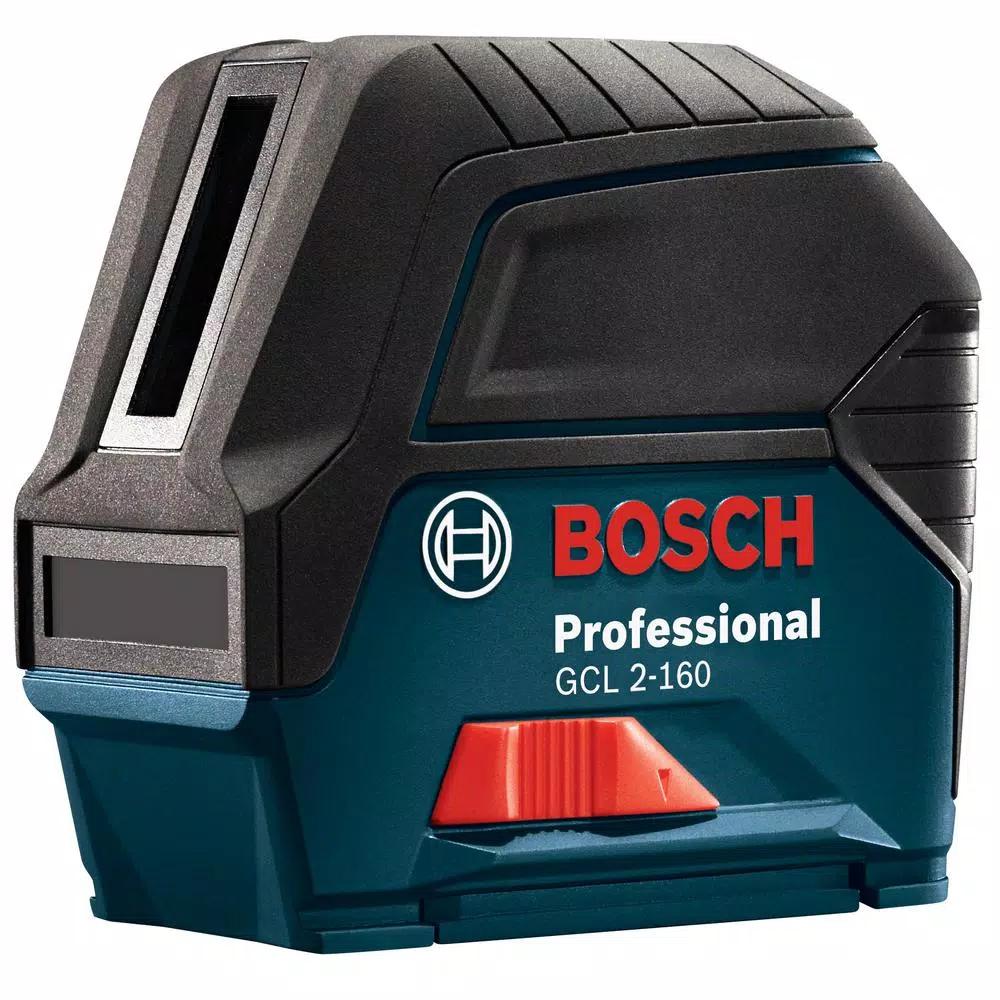 Bosch GCL 2-160 Self-Leveling Cross-Line Laser Level with Plumb Points