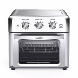 Boyel Living 19 Qt. Silver Stainless Steel Air Fryer Toaster Oven with 1500W Power, Roast, Bake, Broil & Reheat thumbnail 1