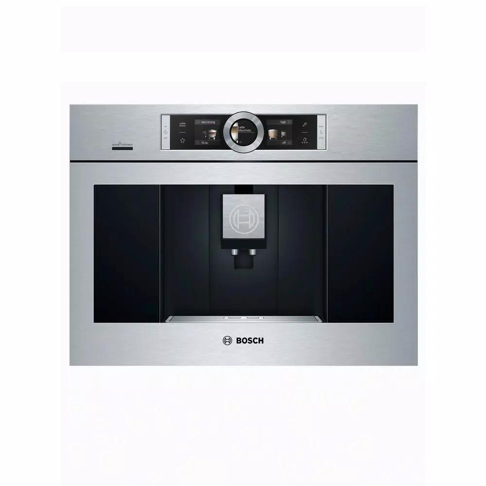 Bosch Built-In Fully Automatic Stainless Steel Drip Coffee Maker with Integrated Grinder
