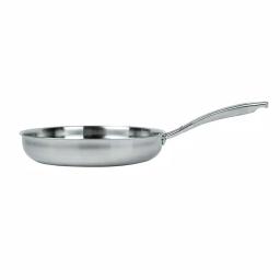 MasterPan Chefs Series 11 in. Stainless Steel Nonstick Frying Pan, Tri-Ply Induction Compatible thumbnail 4
