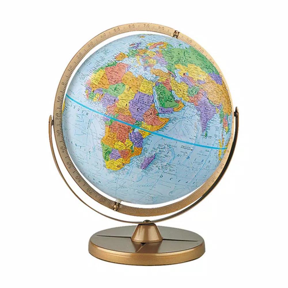 Replogle Pioneer 12 in. Political Desk Globe with Metal Base