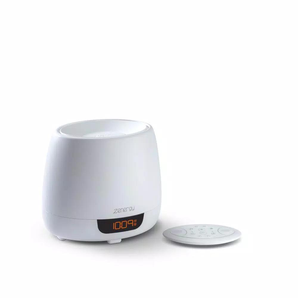 iHome Zenergy Aroma Dream iZA40W White Essential Oil Diffuser & Sound Therapy Alarm Clock