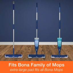Bona Microfiber Dusting Pad for Hardwood, Stone, Tile, and Laminate Floors thumbnail 6