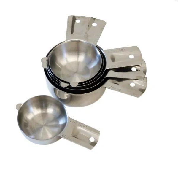 RSVP International Endurance 6-Piece Stainless Steel Measuring Cup Set