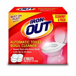 Summit Brands Iron Out Automatic Toilet Bowl Cleaner Tablets, Rust and Hard Water Stain Repellent, 7.6 oz (4-Pack) thumbnail 1
