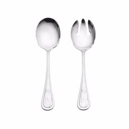 Towle Living Towle Everyday Palm Breeze 2-Piece Stainless Steel Serving Set with Palm Tree Motif thumbnail 1