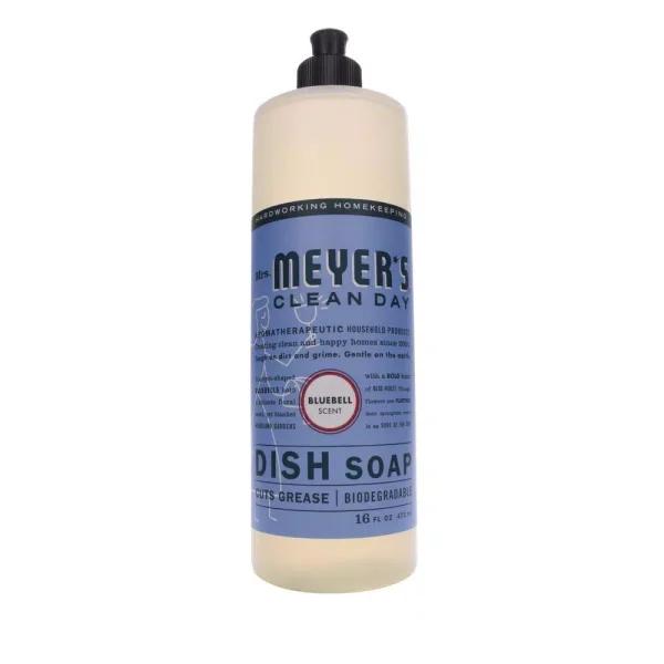 Mrs. Meyer's Clean Day Liquid Dish Soap, Bluebell, 16 oz. (Case of 6)