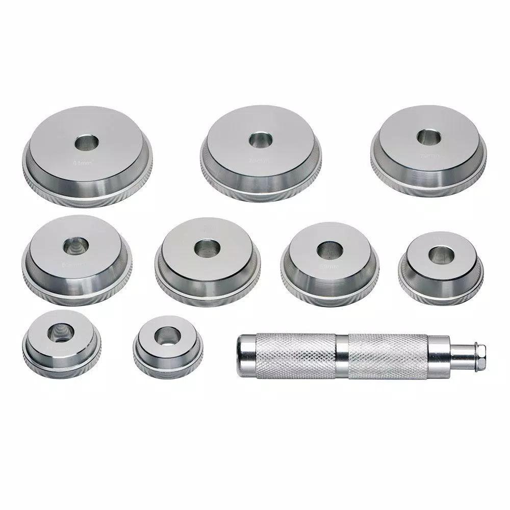 Powerbuilt Bearing Race and Seal Installer Set with 9 Adapters