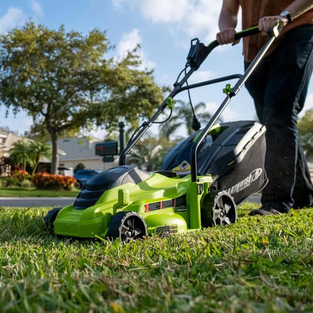 Earthwise 14 in. 11 Amp Corded Electric Walk Behind Push Lawn Mower