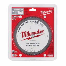Milwaukee 7-1/4 in. 70T Thin Metal Cutting Circular Saw Blade thumbnail 5