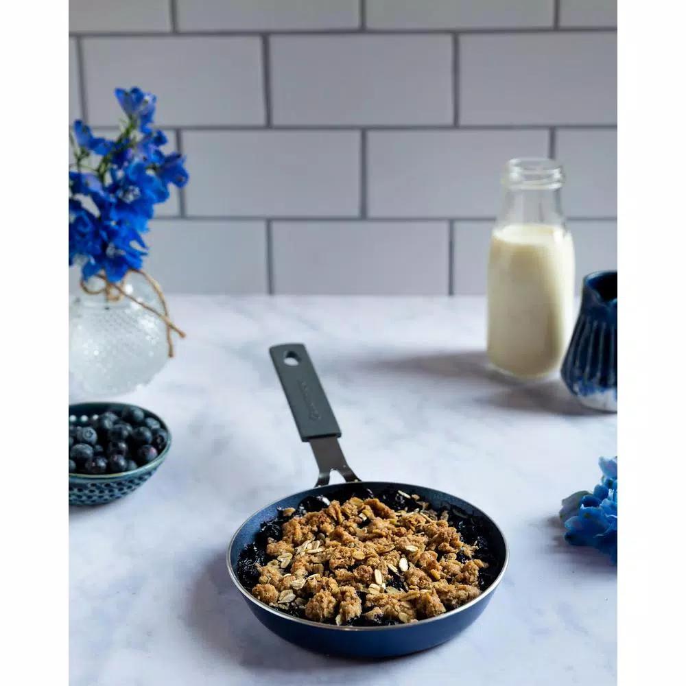 GRANITESTONE Granite Stone Classic Blue 5.5 in. Aluminum Non-Stick Diamond Infused Mini Fry Pan