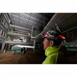 Milwaukee 600 Lumen USB Rechargeable BEACON Hard Hat Headlamp with Type 1 Class C Full Brim Vented Hard Hat thumbnail 9